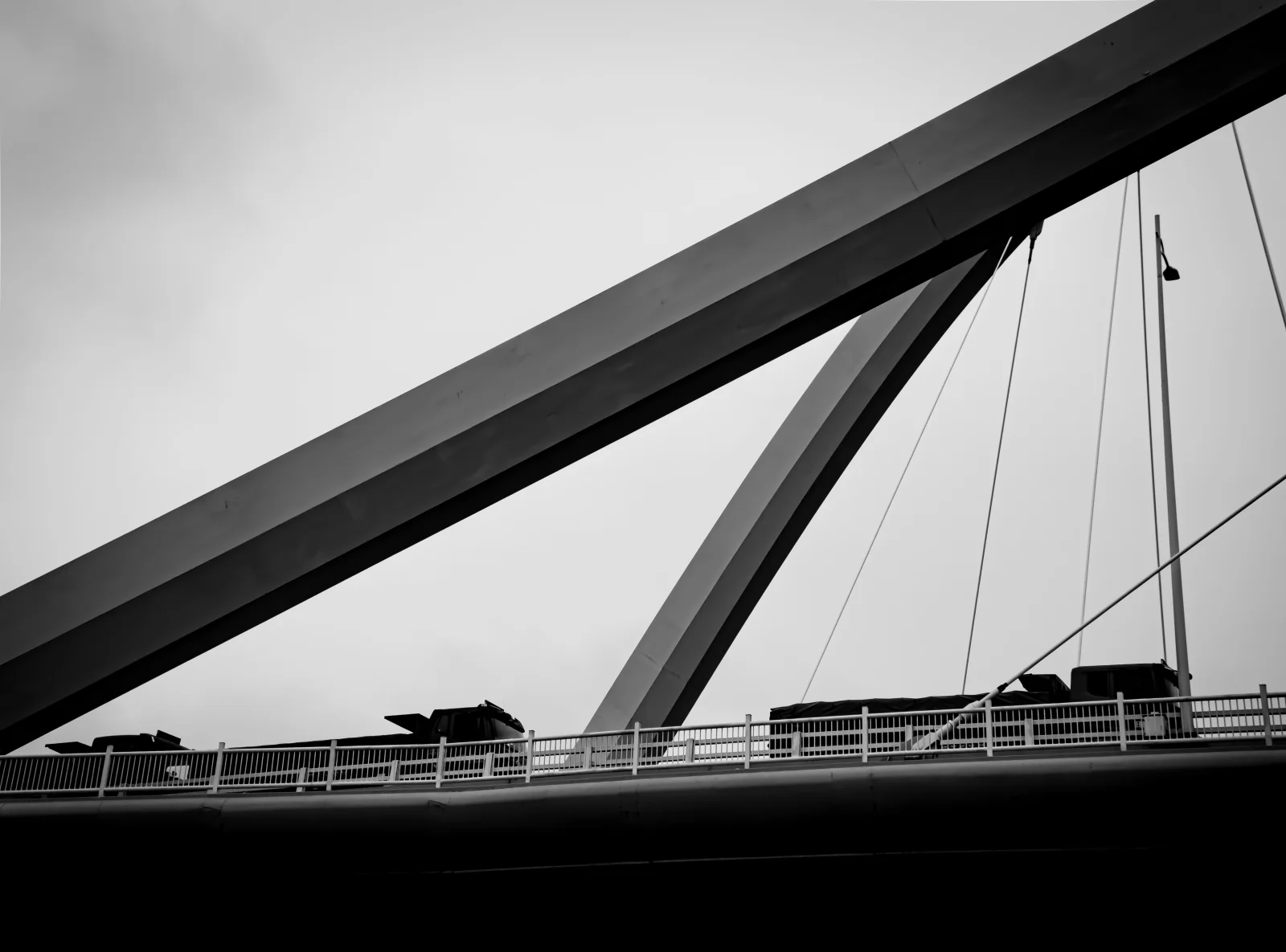Civil engineering bridge structure